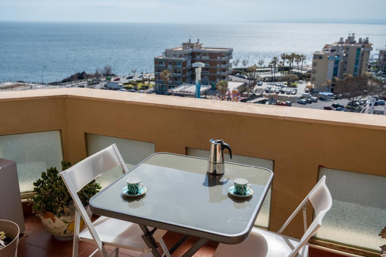 Catania Seaview Apartment With Balcony Bagian luar foto